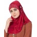 Jersey Instant Hijab - Red